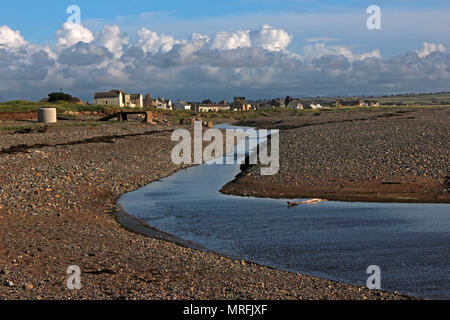 Spiaggia Allonby Lake District Foto Stock