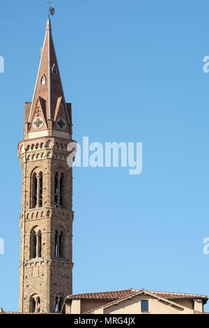 Chiesa della Badia Florentina, Firenze, Tusacany, Italia, Europa Foto Stock