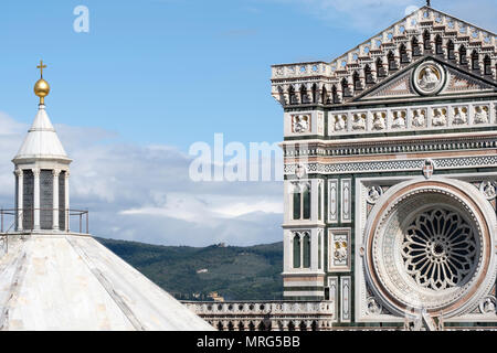 Battistero di San Giovanni, Cattedrale di Santa Maria del Fiore, Firenze, Toscana, Italia, Europa Foto Stock