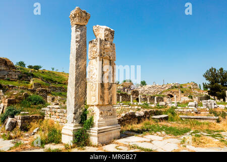 Sito archeologico di Helenistic città di Aphrodisias in Anatolia occidentale, Turchia. Foto Stock