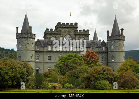 Percorso a Inverary Castle Foto Stock