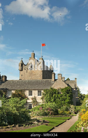 Cawdor Castle e giardini vicino a Inverness, Scotland. Foto Stock