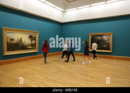 Il fuoco e l acqua , Tate Britain una visualizzazione di Constable e Turner Foto Stock