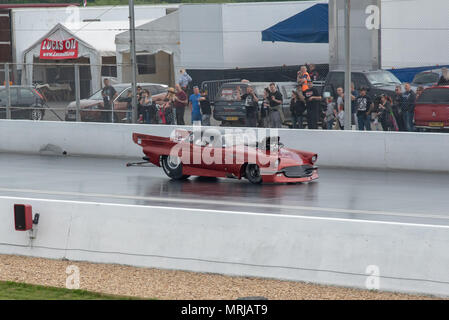 Santa Pod l evento principale Foto Stock