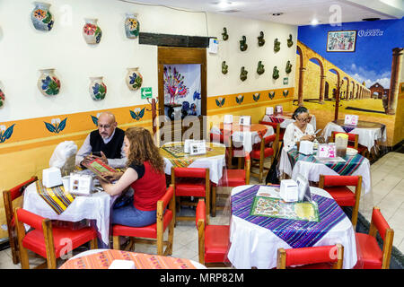 Città del Messico, ispanico, messicano, Alvaro Obregon San Angel, Chucho el Roto, ristorante ristoranti ristorazione caffè, ristoranti, tavoli, Foto Stock