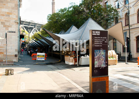 Le rocce mercati - Sydney - Australia Foto Stock