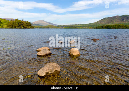 Vista su Rydal acqua nel distretto del lago in Cumbria Foto Stock