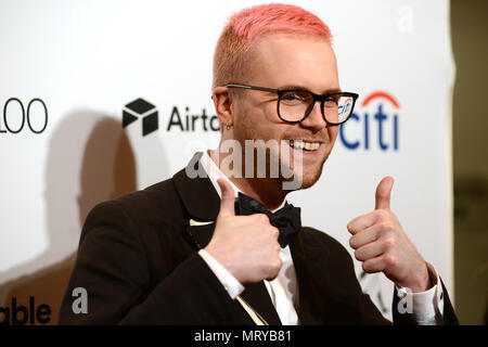 2018 Tempo Gala 100 al jazz presso il Lincoln Center - tappeto rosso arrivi con: Christopher Wylie dove: New York New York, Stati Uniti quando: 24 Apr 2018 Credit: Ivan Nikolov/WENN.com Foto Stock