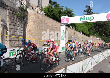 Giro d'Italia 2018: Scene dal finale stadio circuitale nel cuore della capitale. Foto Stock