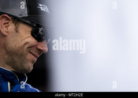 Concord, North Carolina, Stati Uniti d'America. 26 Maggio, 2018. Matt Kenseth (6) ingranaggi fino a pratica per la coca-cola 600 a Charlotte Motor Speedway in concordia, North Carolina. Credito: Stephen A. Arce/ASP/ZUMA filo/Alamy Live News Foto Stock