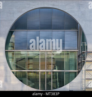 Berlino, Germania - Aprile 4, 2017: Marie Elisabeth Lueders Haus la costruzione di dettaglio a Berlino Foto Stock