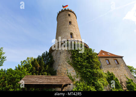 Il Castello di Sparrenburg Bielefeld Germania in estate Foto Stock