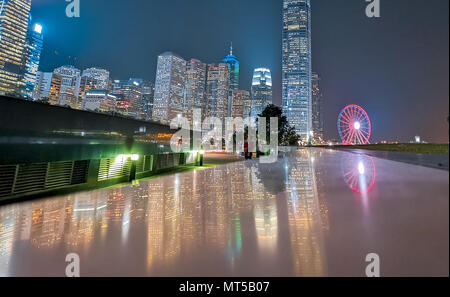 28 maggio 2018, Vista notte in Timar Park, Hong kong Foto Stock