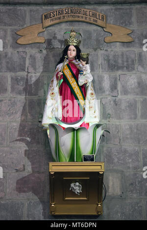 Nuestra Señora de Chilla presso la Basilica del Voto Nazionale Basílica del voto Nacional.chiesa cattolica romana nel centro storico di Quito in Ecuador Foto Stock