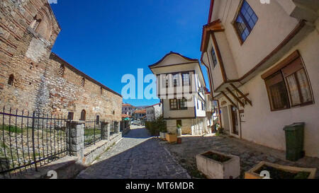 Casa Tradizionale a Ohrid - Macedonia Foto Stock