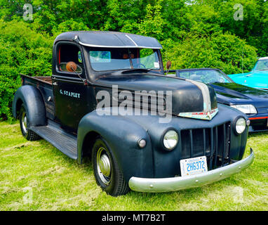 1940 Cheverolet TruckOld auto d'epoca di antiquariato esposizione auto in Ontario, Canada Foto Stock