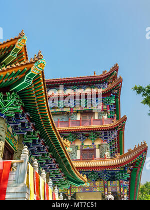 Il Monastero Po Lin situato sulla Ngong Ping Plateau, sull'Isola di Lantau, Hong Kong Foto Stock