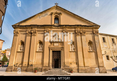 Chiesa Liguorini (del Gesu), chiesa del XVII secolo in Piazza del Municipio, nel centro storico di Tropea in Calabria, Italia Foto Stock