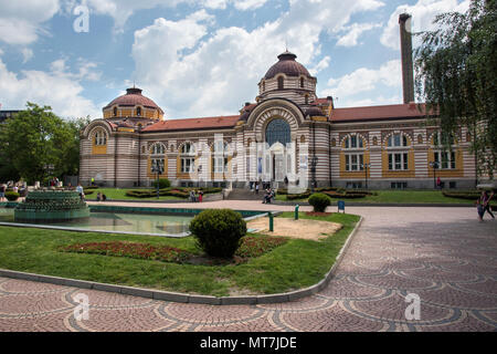 Central bagni minerali edificio in Sofia Bulgaria Foto Stock