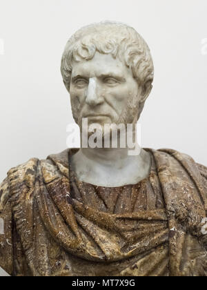 Napoli. L'Italia. Busto di Lucio Giunio Bruto (Lucio Giunio Bruto). Museo Archeologico Nazionale di Napoli. Napoli Archeologico Nazionale Muse Foto Stock