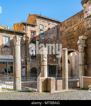 Mattina di sole nel Ghetto di Roma. Foto Stock