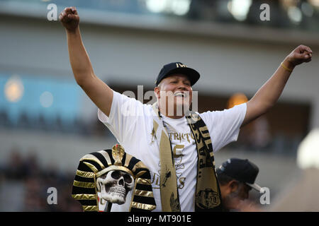 Los Angeles, CA, Stati Uniti d'America. 26 Maggio, 2018. Uno dei 3252 Sezione leader durante il Los Angeles Football Club vs D.C. Uniti a BANC DELLA CALIFORNIA Stadium di Los Angeles, Ca il 26 maggio 2018. Jevone Moore Credito: csm/Alamy Live News Foto Stock