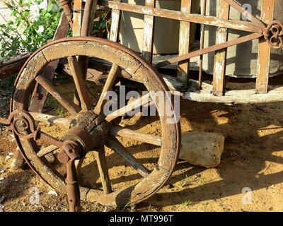 Vagone antico dilatato. Foto Stock