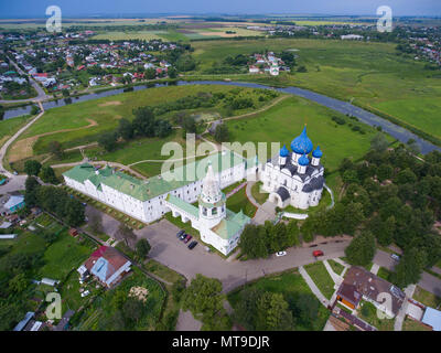 Vista aerea sul Cremlino di Suzdal, Russia Foto Stock