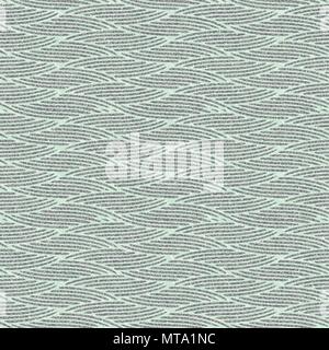 Modello senza cuciture con astratta schizzo orizzontale onde del mare Illustrazione Vettoriale