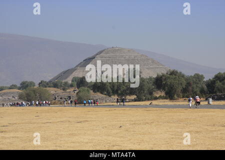 Teotihucan - Piramide della Luna. Foto Stock