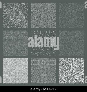 Impostare astratto del grunge sfondi texture. Illustrazione Vettoriale Illustrazione Vettoriale