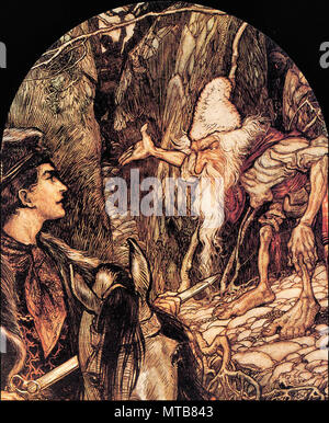 Rackham Arthur - da le fiabe dei fratelli Grimm Foto Stock