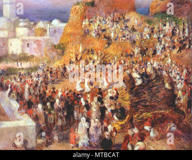 Pierre-Auguste Renoir - la moschea araba (vacanza) 1881 Foto Stock