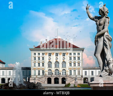 DE - Baviera: Il Palazzo di Nymphenburg a Monaco di Baviera Foto Stock