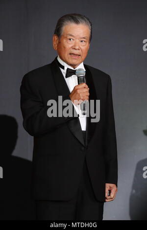 Ebisu Garden Place, Tokyo, Giappone. 29 Maggio, 2018. Saburo Kawabuchi, 29 maggio 2018 - Basket : B.LEAGUE AWARD VISUALIZZA 2017-18 a Ebisu Garden Place, Tokyo, Giappone. Credito: Sho Tamura AFLO/sport/Alamy Live News Foto Stock