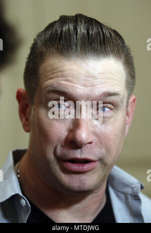 Kiev, Ucraina. Il 30 maggio 2018. STEPHEN BALDWIN, attore statunitense, parla con i media durante la sua conferenza stampa a Kiev in Ucraina, il 30 maggio 2018. BALDWIN è venuto a Kiev per prendere parte al National Prayer Breakfast dell'Ucraina. Credito: Serg Glovny/ZUMA filo/Alamy Live News Foto Stock