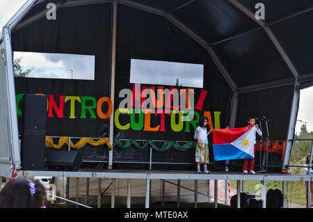 IV Encontro multiculturale (incontro multiculturale) in Albufeira Algarve. Maggio 25th, 2018 Foto Stock