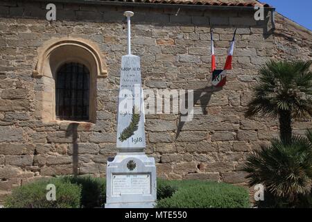 Grimaud Village, Var, Francia Foto Stock