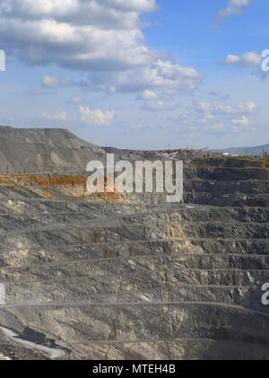 Produzione di ghiaia in cava Foto Stock