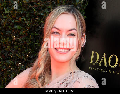 Quarantacinquesimo Giorno annuale Creative Arts Emmy Awards 2018 gli arrivi presso la Pasadena Civic Center a Pasadena, in California. Dotato di: Annika Noelle dove: Los Angeles, California, Stati Uniti quando: 27 Apr 2018 Credit: Adriana M. Barraza/WENN.com Foto Stock