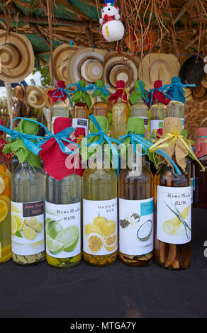 Rhum tradizionale in Mauritius Foto Stock