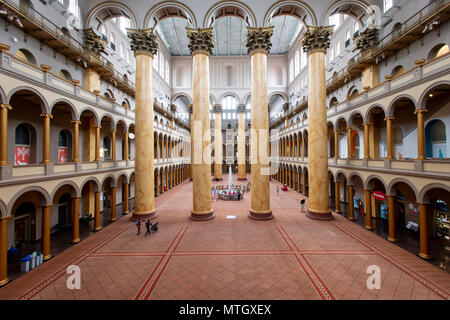 Stati Uniti Washington D.C. Il National Building Museum interno della Sala Grande Foto Stock