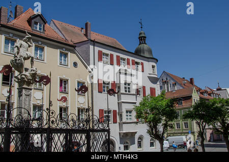 Alcuni lo chiamano "l'Italia è la città più settentrionale", altri preferiscono descrivere Regensburg come "Germania medievale miracolo". Foto Stock