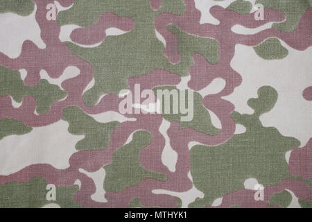 Esercito sovietico camouflage texture di tessuto Foto Stock
