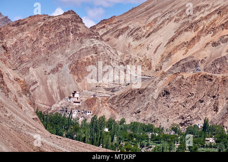 Aspro paesaggio in Ladakh Foto Stock