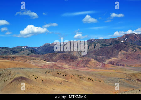 Paesaggio di montagne di Altai Foto Stock