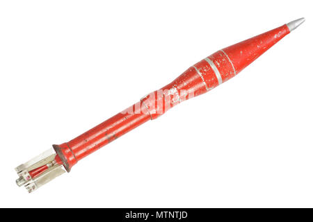 Anti serbatoio pistola recoilless proiettile isolati Foto Stock