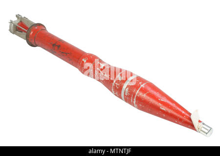 Anti serbatoio pistola recoilless proiettile isolati Foto Stock