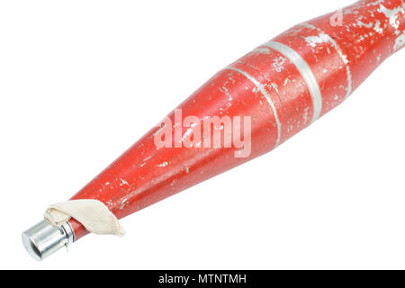 Anti serbatoio pistola recoilless proiettile isolati Foto Stock