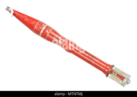 Anti serbatoio pistola recoilless proiettile isolati Foto Stock